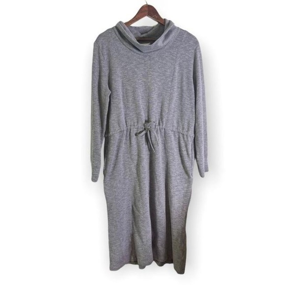Caslon(R) Caslon Funnel Neck Dress in Grey - Picture 2 of 5